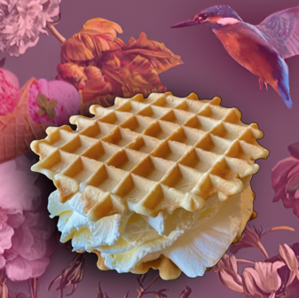 Slagroom Wafel