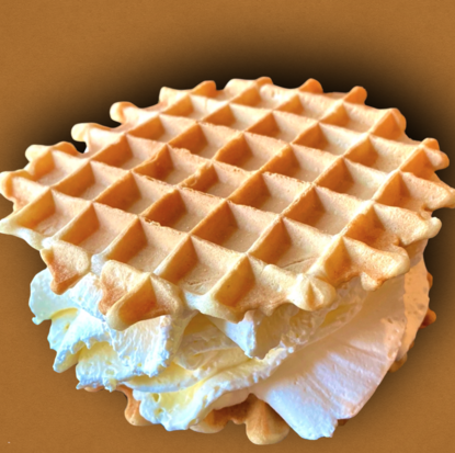 Slagroom Wafel